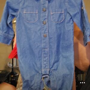 Cat & Jack Classic Blue Kids Romper